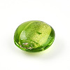 Handmade Silver Foil Glass Beads SLF15mmY-05-2