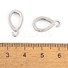 Ion Plating(IP) Brass Micro Pave Clear Cubic Zirconia Pendants KK-O146-04P-3