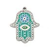 304 Stainless Steel Rhinestone Pendants STAS-U007-11B-P-1