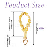 Cotton Braided Flower Pendant Decorations AJEW-TAC0030-032G-14-3