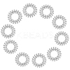 DICOSMETIC 10Pcs 304 Stainless Steel Linking Rings STAS-DC0011-51-1