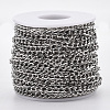 304 Stainless Steel Curb Chains STAS-R100-17-2