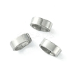 Non-Tarnish Drawing 201 Stainless Steel Slide Charms/Slider Beads STAS-C016-10A-P-1-1