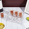 Acrylic Holders for 6 Round Shot Glasses AJEW-WH0473-04-4