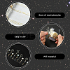 6Pcs 6 Colors PET Self-Adhesive Stickers DIY-SP0005-54-3
