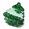 Christmas Theme Glitter Acrylic Claw Hair Clips LS-PHAR-R179-05-2