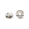 Flower Brass Crystal Rhinestone Bead Spacers RB-D302-S-3