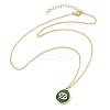 304 Stainless Steel Micro Pave Cubic Zirconia constellation Pendant Necklaces NJEW-R021-01G-04-4