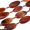 Natural Banded Agate Beads Strands G-F825-H01-02A-2