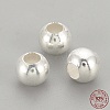 925 Sterling Silver Beads STER-S002-12-2.5mm-1