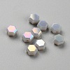 Electroplate Opaque Glass Beads GLAA-TAC0008-16A-1