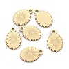 Ion Plating(IP) 304 Stainless Steel Charms STAS-F256-054G-1
