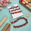 1Yard Iron Glass Rhinestone Cup Chains CH-FG0001-01B-4