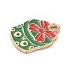 Christmas Alloy Enamel Pendants LS-ENAM-K074-01G-05-2