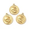 Ion Plating(IP) 201 Stainless Steel Pendants STAS-H172-07G-2