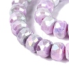 Anti-Tarnish Electroplate Glass Beads Strands GLAA-T025-10mm-11L-4