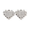 Brass Micro Pave Cubic Zirconia Charms KK-R152-20P-1