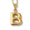 PVD Vacuum Plating 201 Stainless Steel Necklaces NJEW-H033-01G-B-1
