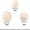 Natural Wooden Round Ball WOOD-PH0001-17-WH-3