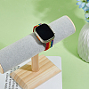 Velvet T-Bar Bracelet Display Stands  with Wooden Base BDIS-WH0010-03C-6