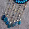 Acrylic Blue Evil Eye Hanging Suncatchers HJEW-F023-01-4