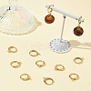 SHEGRACE Brass Leverback Earring Findings XGR0015G-72G-5