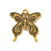 Tibetan Style Alloy Butterfly Pendants TIBEP-3945-AG-NR-1
