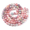 Baking Paint Crackle Glass Bead Strands X-DGLA-R053-05K-A-2