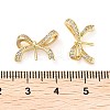 Rack Plating Brass Micro Pave Clear Cubic Zirconia Pendants KK-M280-15G-3