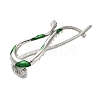 Aolly and Enamel Claw Hair Clips AJEW-M007-01P-2