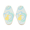 Rack Plating Alloy and Enamel Big Pendants ENAM-T021-29K-1