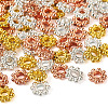 Craftdady 300Pcs 3 Colors Alloy Daisy Spacer Beads PALLOY-CD0001-11-14