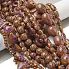 Handmade Porcelain Beads Strands PORC-B002-19G-2