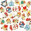 24Pcs 12 Styles Mother's Day Theme Alloy Enamel Pendants ENAM-FS0002-77-3