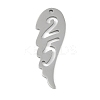 Non-Tarnish 304 Stainless Steel Pendants STAS-L279-007P-1