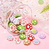 40Pcs Opaque Resin Cabochons RESI-CJ0002-61-5