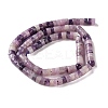 Natural Lepidolite/Purple Mica Stone Beads Strands G-M420-A19-01-3