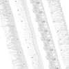 4 Bags 4 Styles Polyester Embroidery Lace Ribbons OCOR-MA0001-01-1