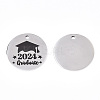 Non-Tarnish 201 Stainless Steel Pendants LS-STAS-T064-38P-25-1