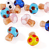 10Pcs Handmade Evil Eye Lampwork Beads LAMP-TA0001-95A-2