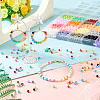 2780Pcs 20 Colors Baking Paint Glass Seed Beads SEED-TA0001-49-8