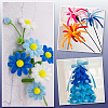 100Pcs DIY Plush Sticks FIND-SP0004-72I-6