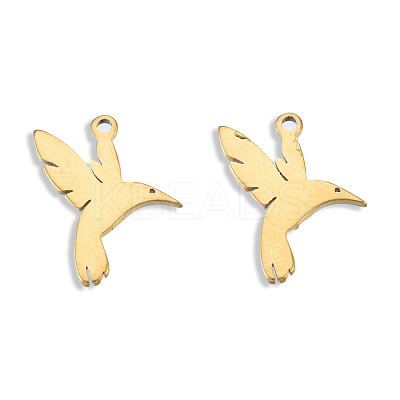 Ion Plating(IP) 201 Stainless Steel Pendants STAS-N098-123LG-1