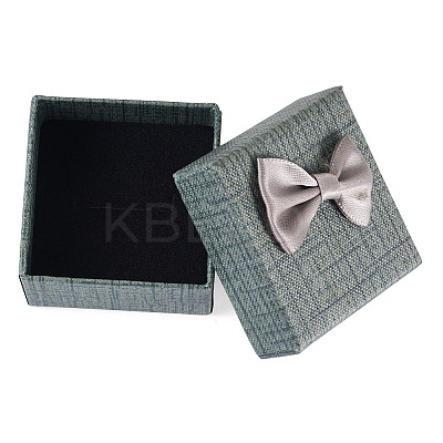Square Cardboard Paper Ring Gift Storage Boxes CON-TAC0001-17C-1