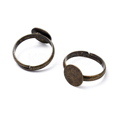 Brass Pad Ring Base Findings EC022-NFAB-1