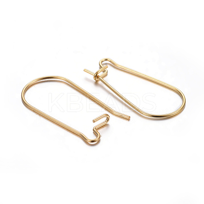 304 Stainless Steel Hoop Earring Findings LS-STAS-P223-01G-01-1