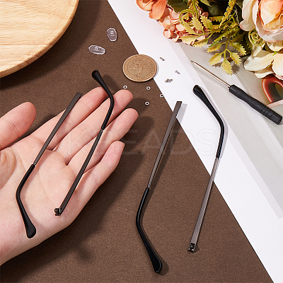 Alloy Eyeglass Leg Accessories FIND-WH20019-98B-1