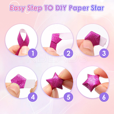 Lucky Star Origami Paper DIY-SC0027-38A-1