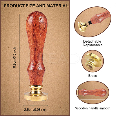 Wax Seal Stamp Set AJEW-WH0208-1100-1
