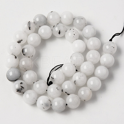 Natural Quartz Beads Strands G-T129-11-10mm-1